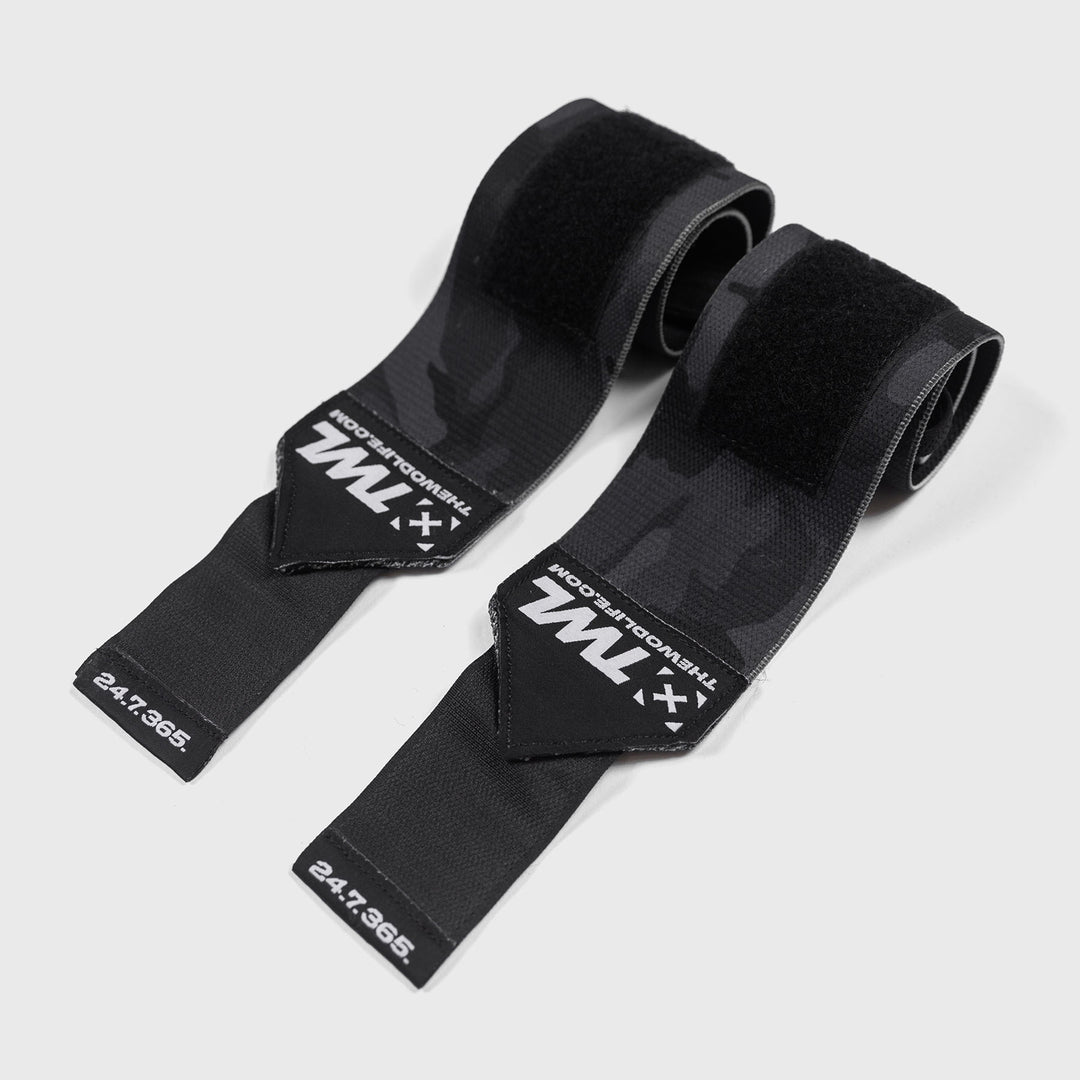 TWL - WOD WRIST WRAPS - BLACK CAMO