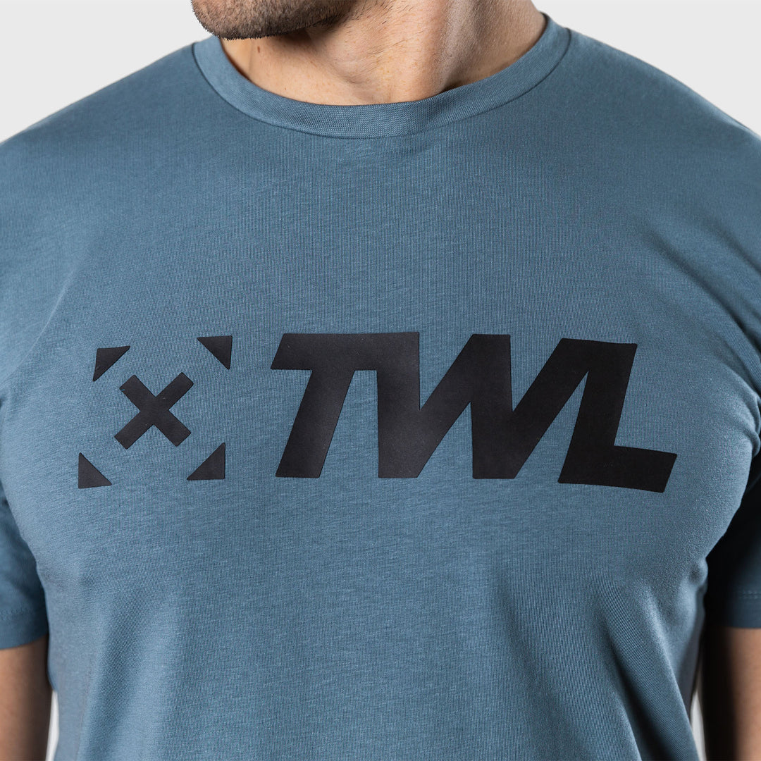 TWL - MEN'S EVERYDAY T-SHIRT - PEWTER/BLACK