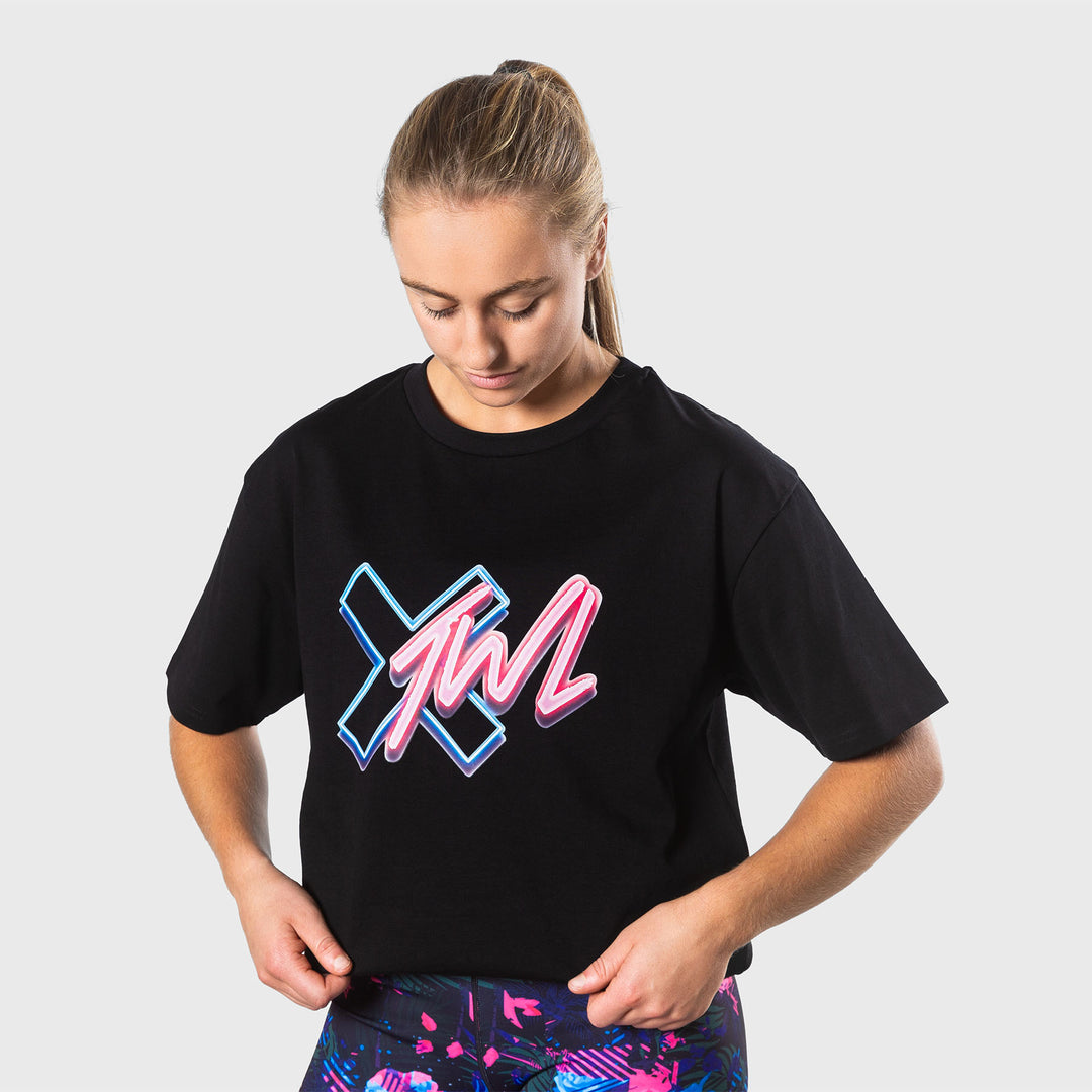 TWL - LIFESTYLE OVERSIZED T-SHIRT - BLACK/NEON