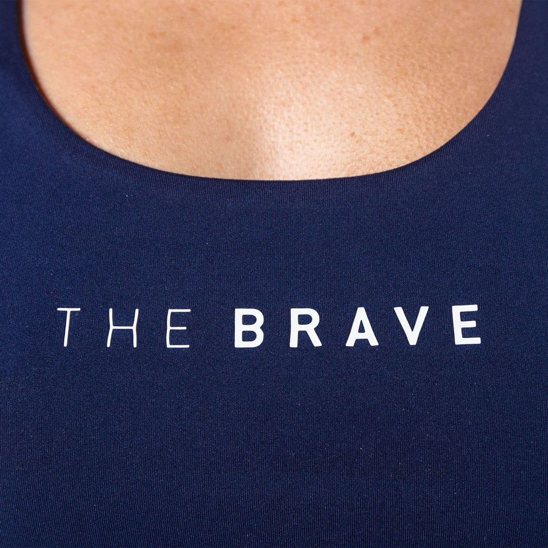 THE BRAVE - WOMEN'S SCULPT SPORTS BRA - DARK NAVY