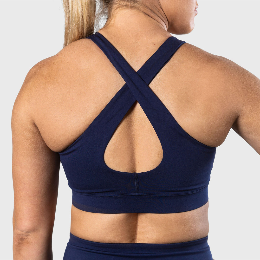 THE BRAVE - WOMEN'S SCULPT SPORTS BRA - DARK NAVY