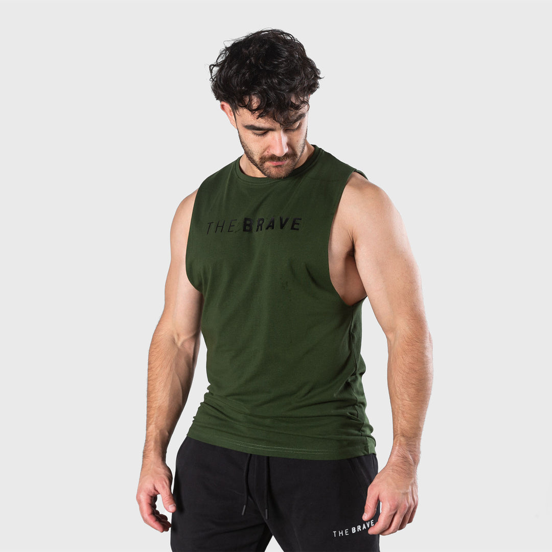 THE BRAVE - SIGNATURE TANK 2.0 - DARK OLIVE