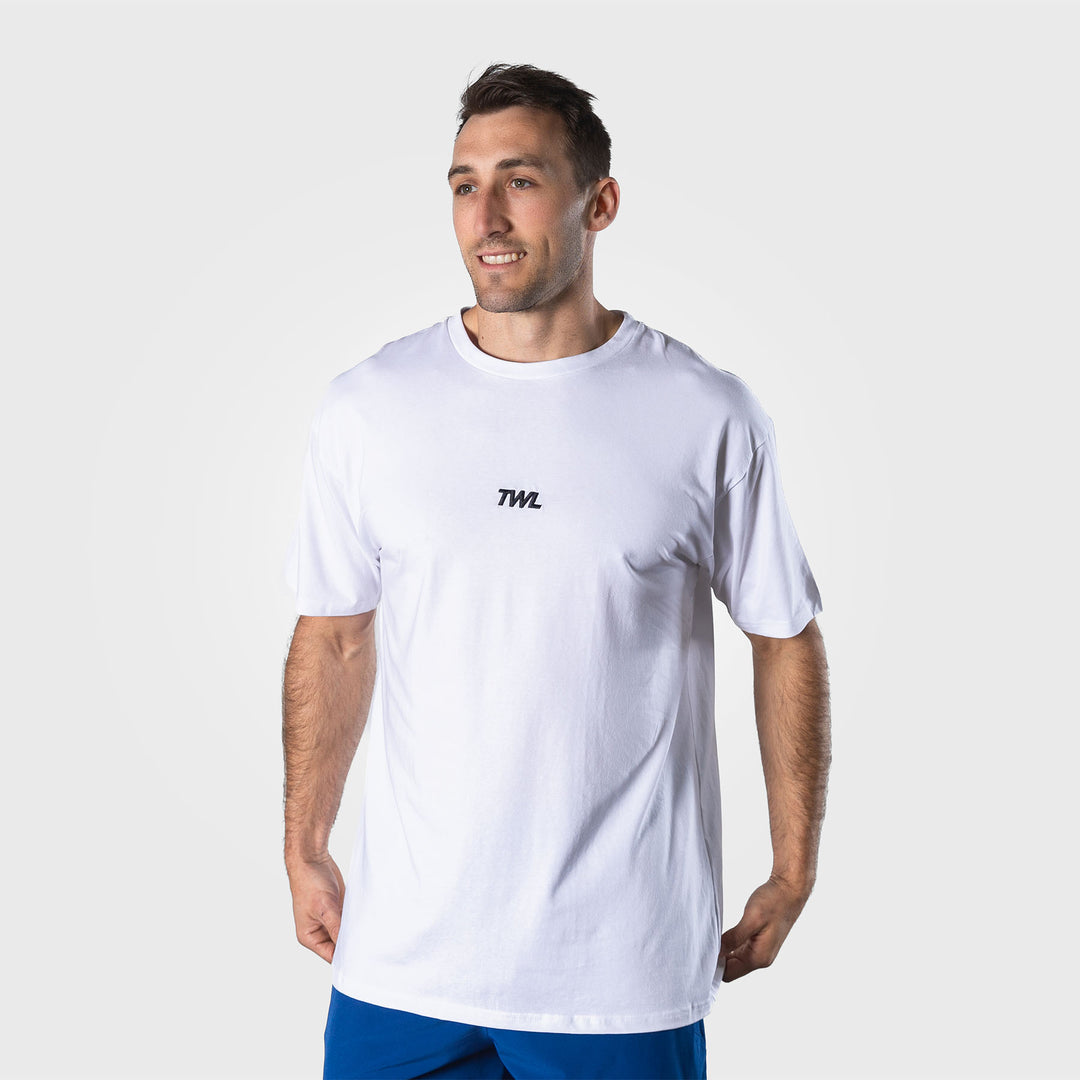 TWL - OVERSIZED T-SHIRT - WHITE/BLACK