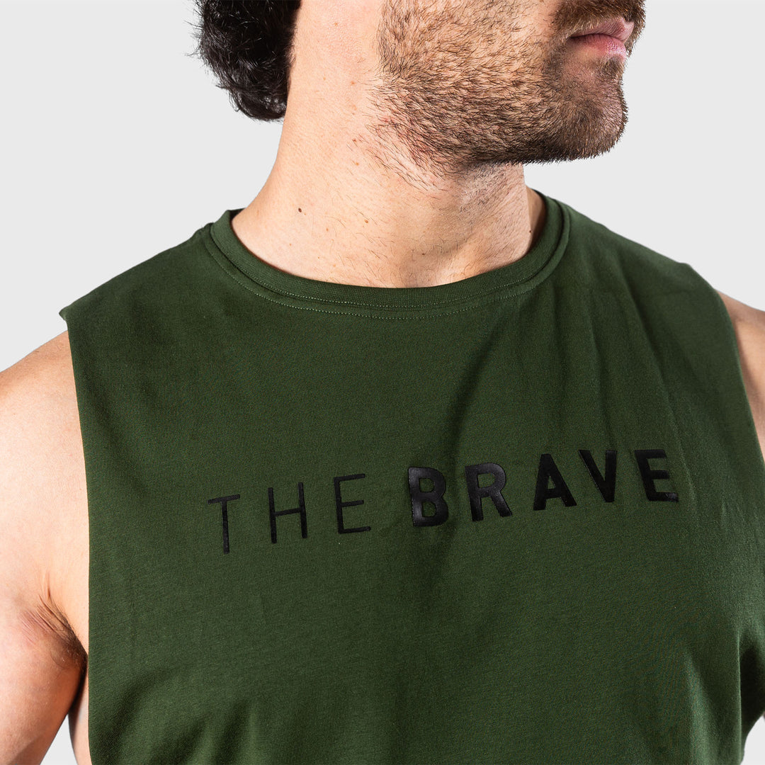 THE BRAVE - SIGNATURE TANK 2.0 - DARK OLIVE