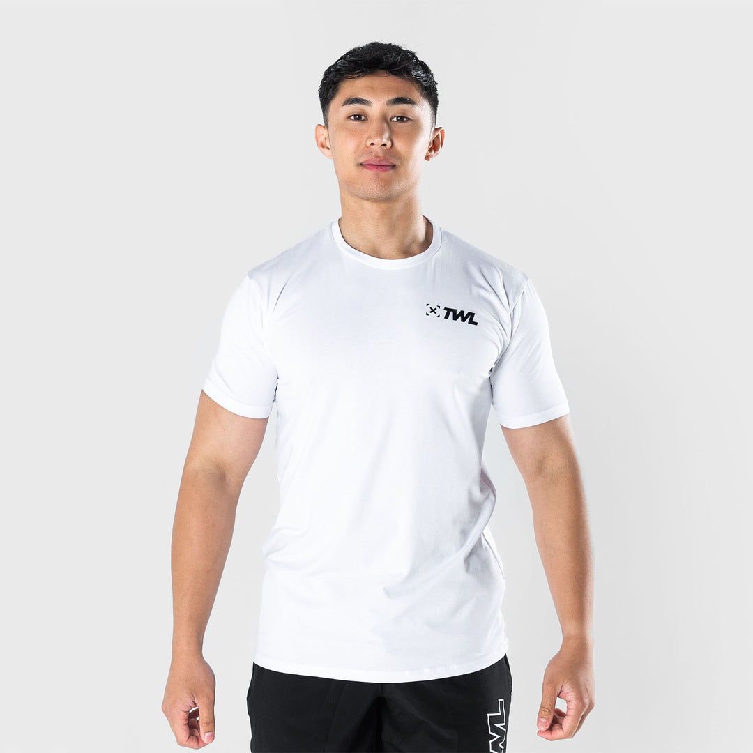 TWL - MEN'S EVERYDAY T-SHIRT SL - WHITE/BLACK