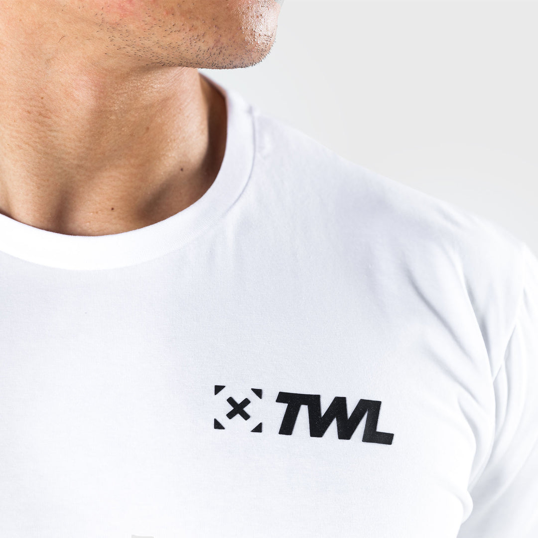 TWL - MEN'S EVERYDAY T-SHIRT SL - WHITE/BLACK