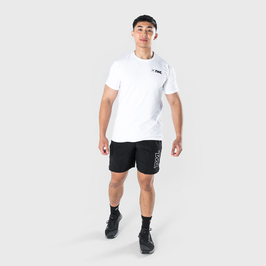 TWL - MEN'S EVERYDAY T-SHIRT SL - WHITE/BLACK