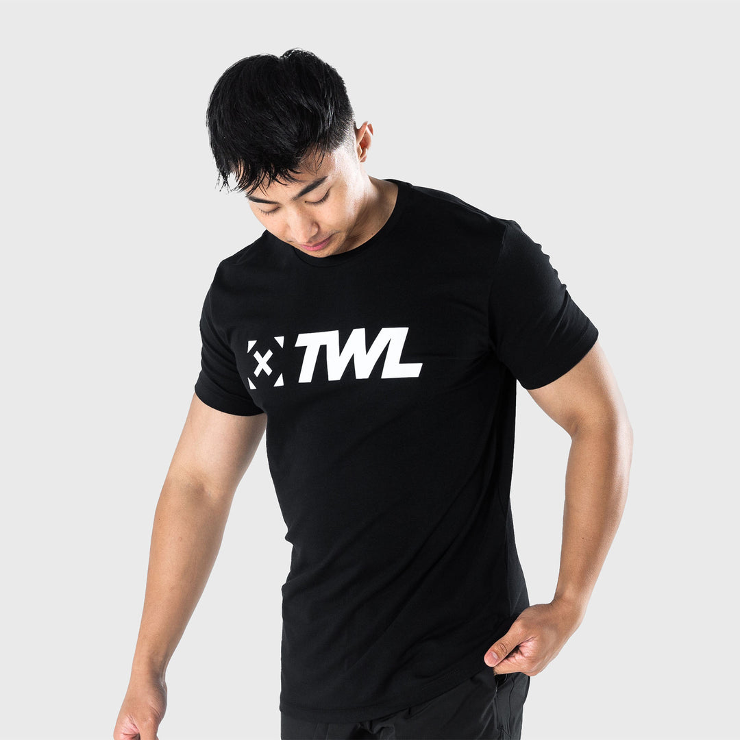 TWL - Men's Everyday T-Shirt - BLACK/WHITE