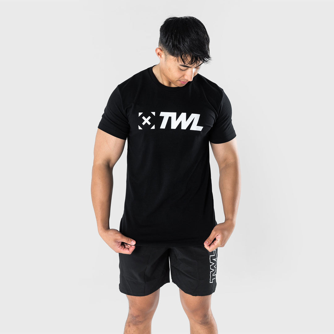 TWL - Men's Everyday T-Shirt - BLACK/WHITE