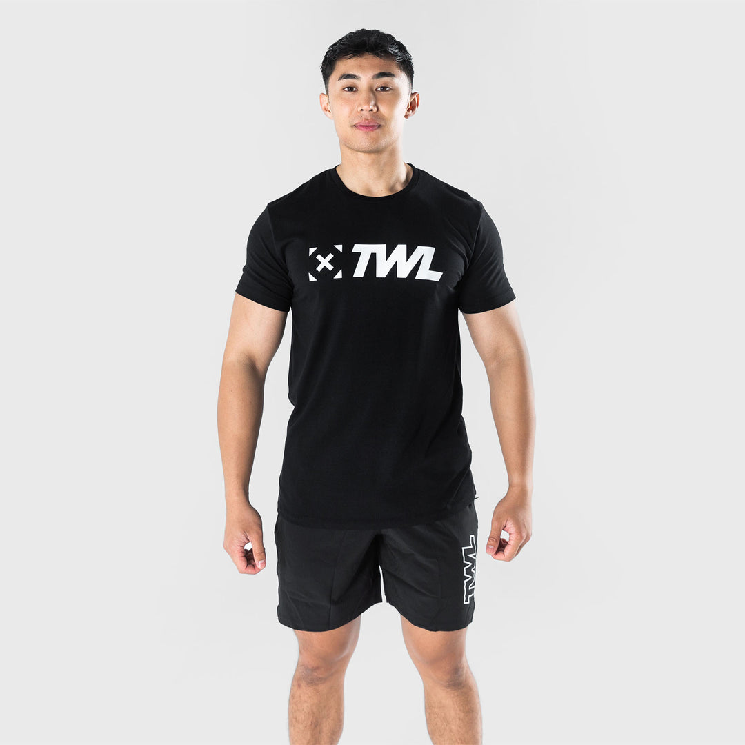 TWL - Men's Everyday T-Shirt - BLACK/WHITE