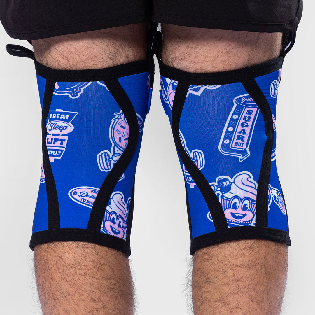 TWL - EVERYDAY KNEE SLEEVES (PAIR) - 5MM - TREATS/BLUEBERRY/PICK'N'MIX