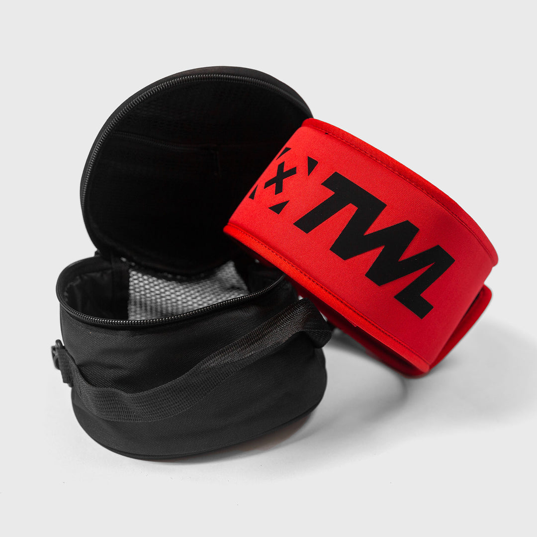 TWL - 4" VELCRO LIFTING BELT - ARTISAN RED