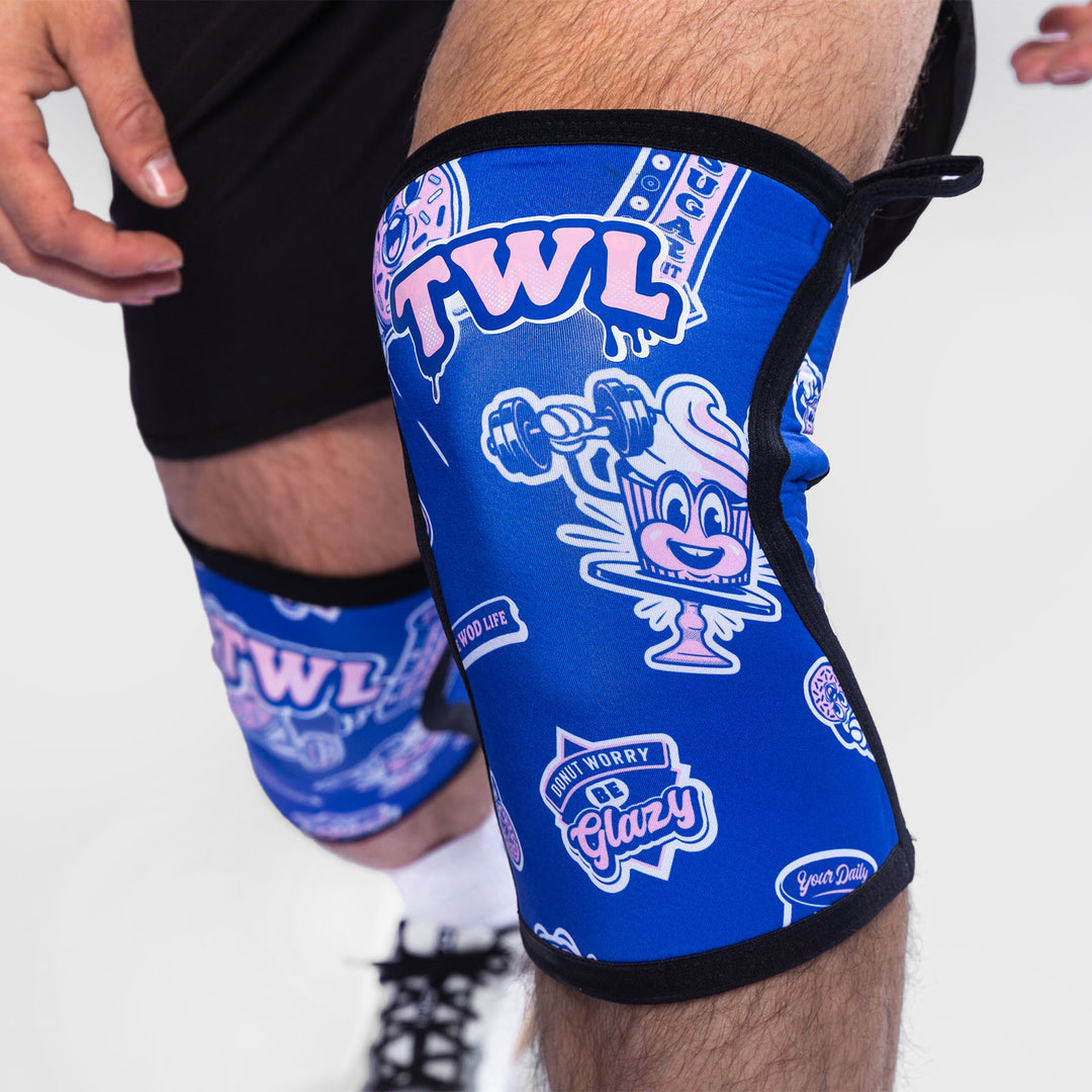 TWL - EVERYDAY KNEE SLEEVES (PAIR) - 5MM - TREATS/BLUEBERRY/PICK'N'MIX