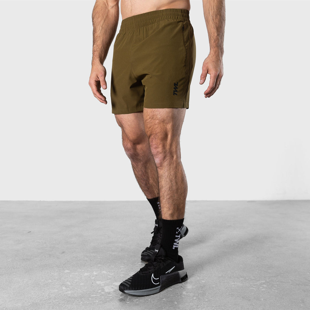 TWL - MEN'S REP SHORTS 5" - UNIFORM GREEN/BLACK