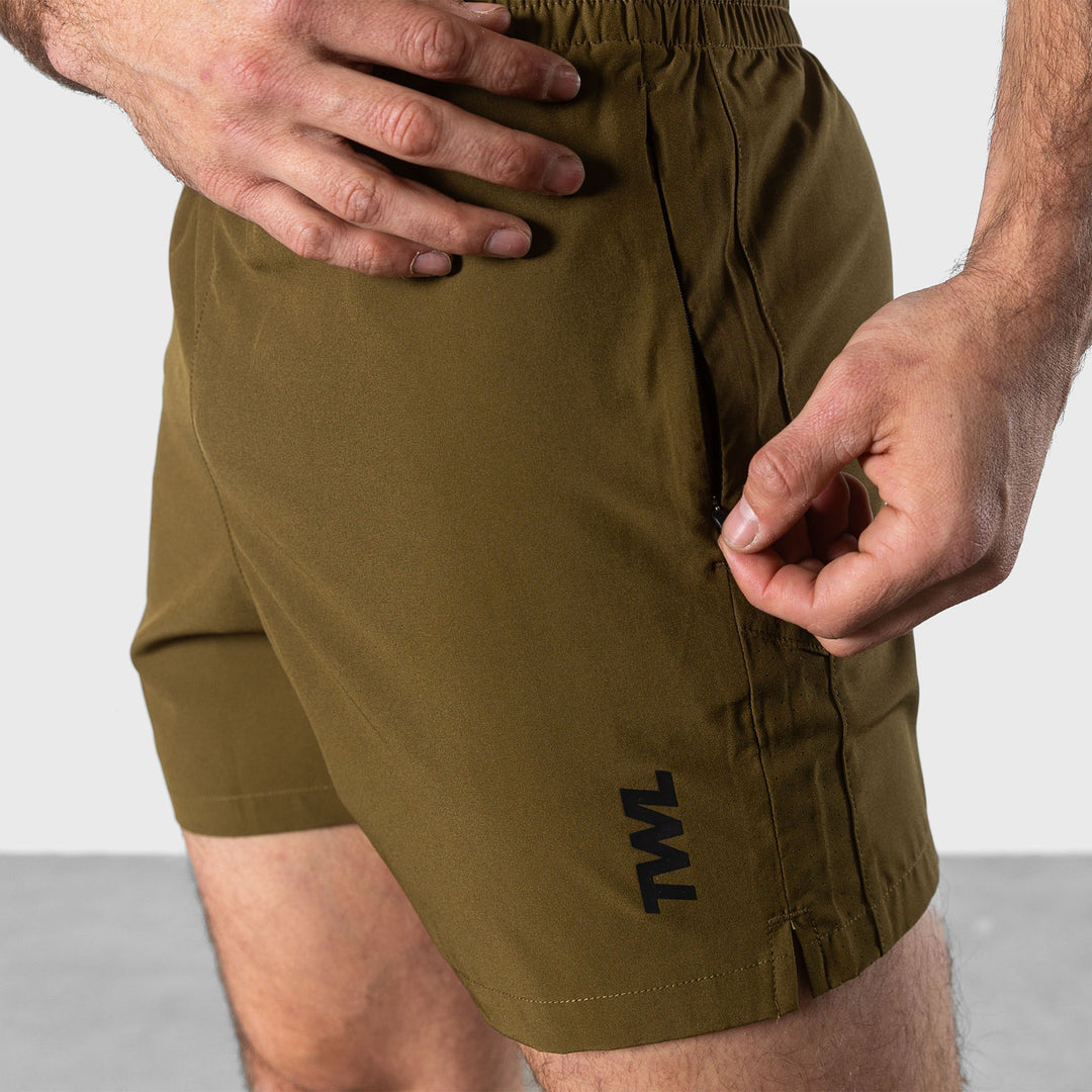 TWL - MEN'S REP SHORTS 5" - UNIFORM GREEN/BLACK