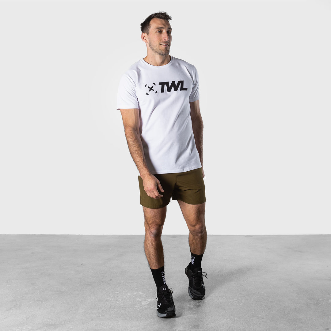 TWL - MEN'S REP SHORTS 5" - UNIFORM GREEN/BLACK