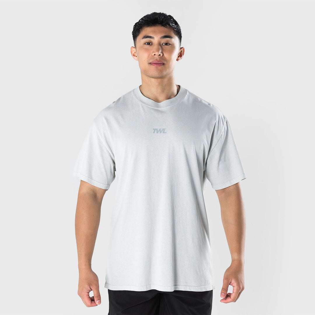 TWL - LIFESTYLE OVERSIZED T-SHIRT - WASHED CEMENT