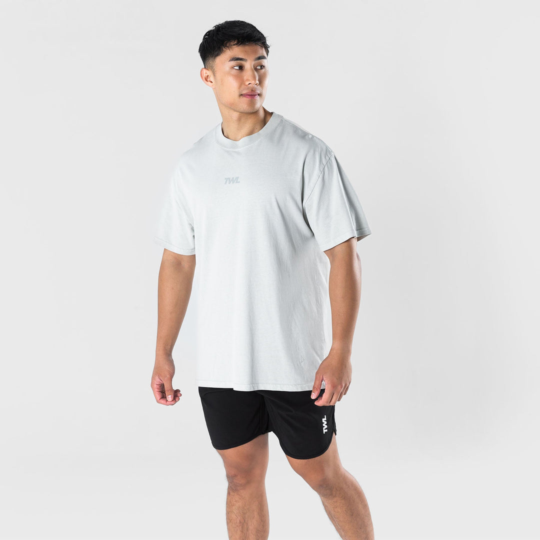 TWL - LIFESTYLE OVERSIZED T-SHIRT - WASHED CEMENT
