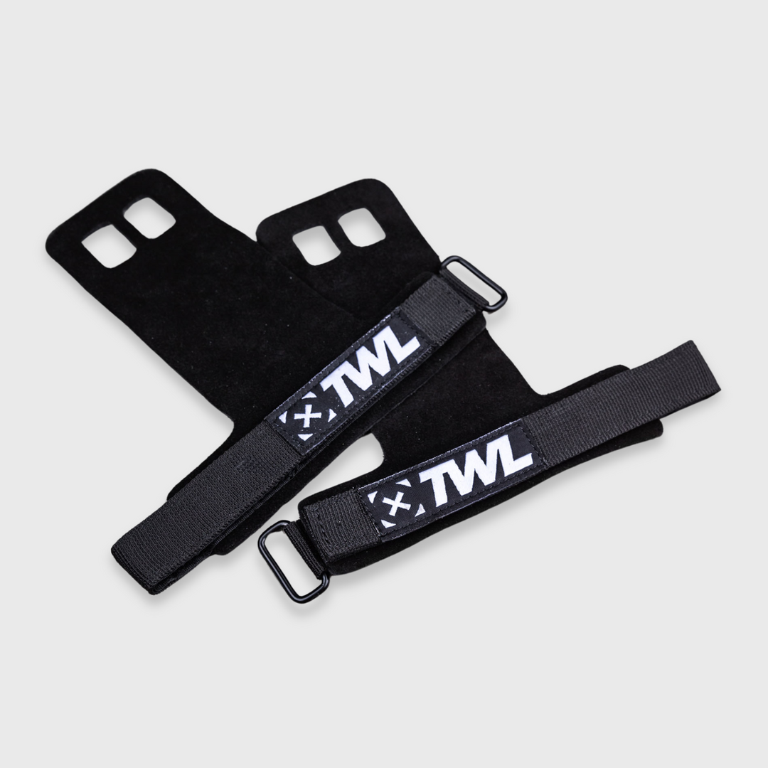 TWL - LEATHER GYMNASTIC GRIPS - BLACK