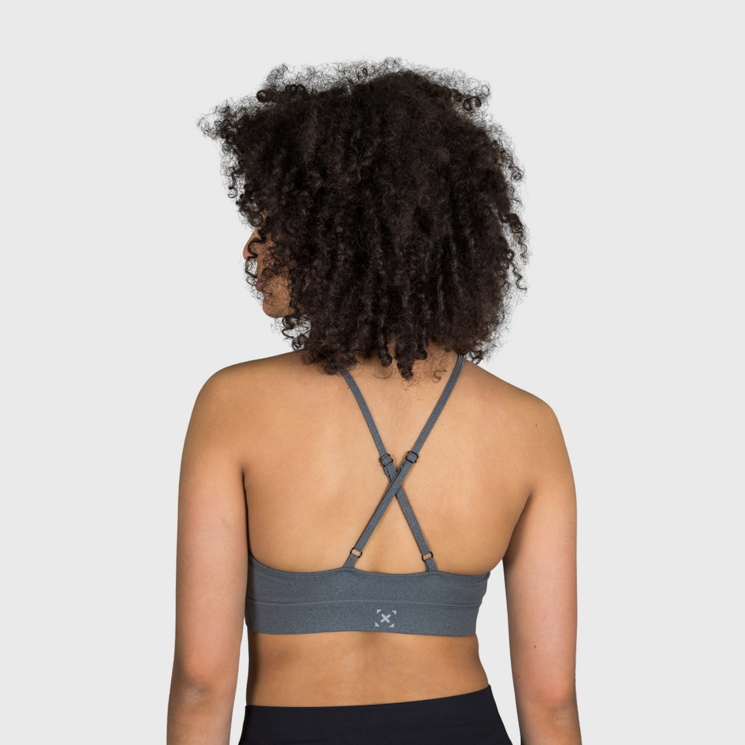 TWL - Women's Fleet Bra - CHARCOAL MARL