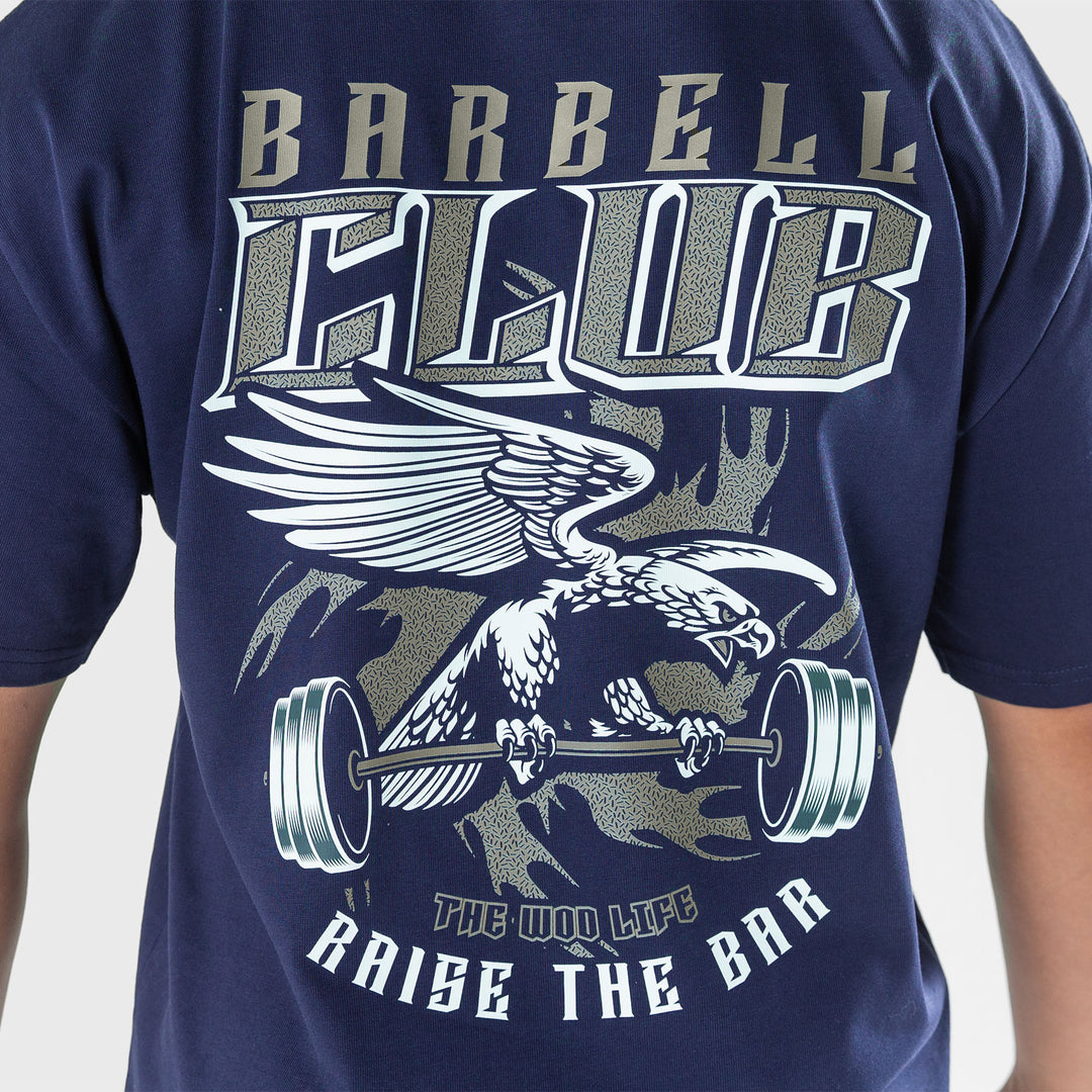 TWL - LIFESTYLE OVERSIZED T-SHIRT  - BARBELL CLUB - MIDNIGHT NAVY