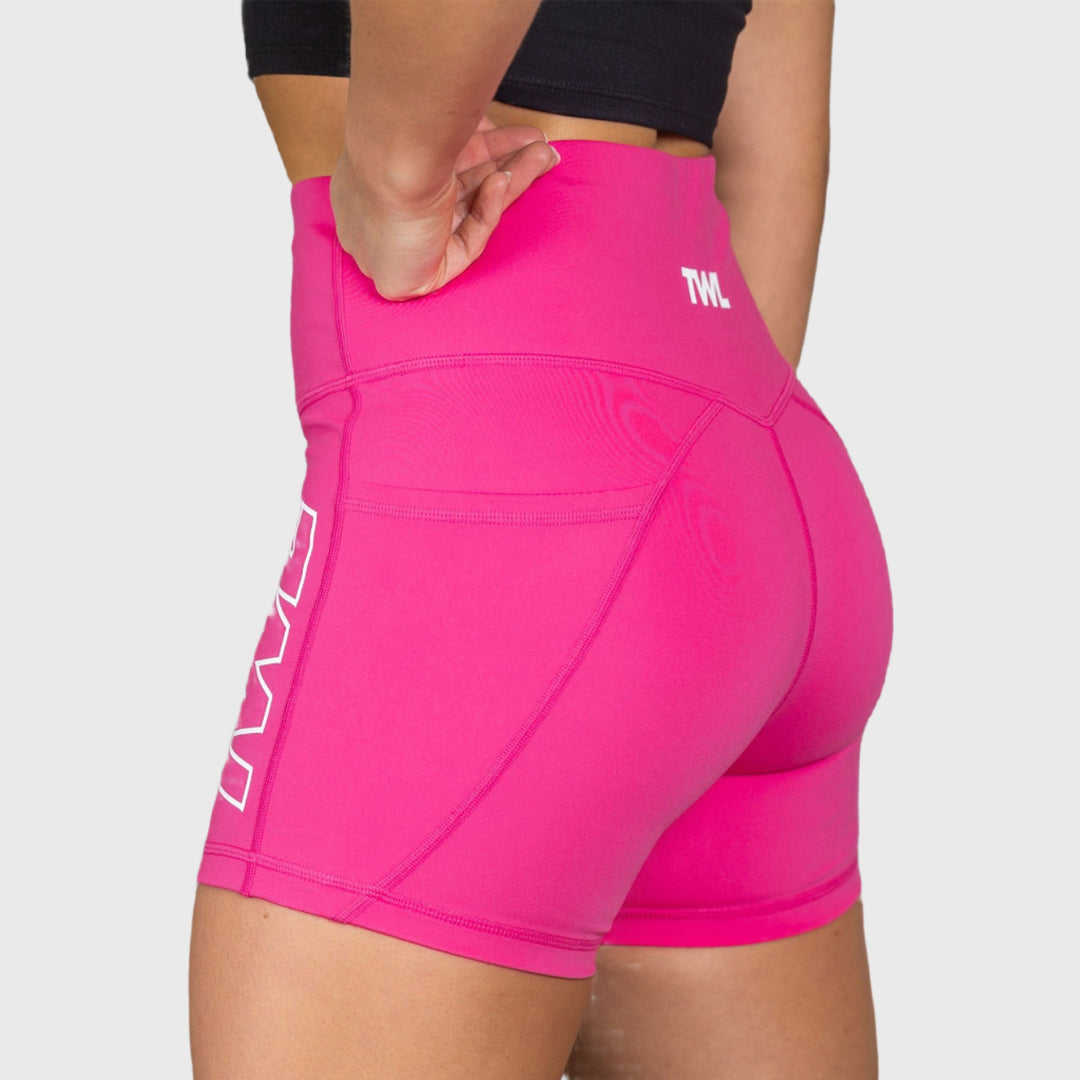 TWL - WOMEN'S ENERGY SHORTS - ATHLETE - RASPBERRY