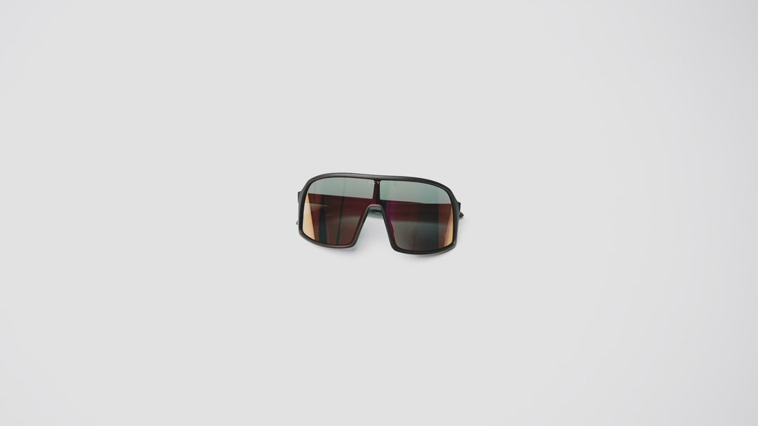 ACTIV - AERO - Matte Black with Pink Mirror Lens