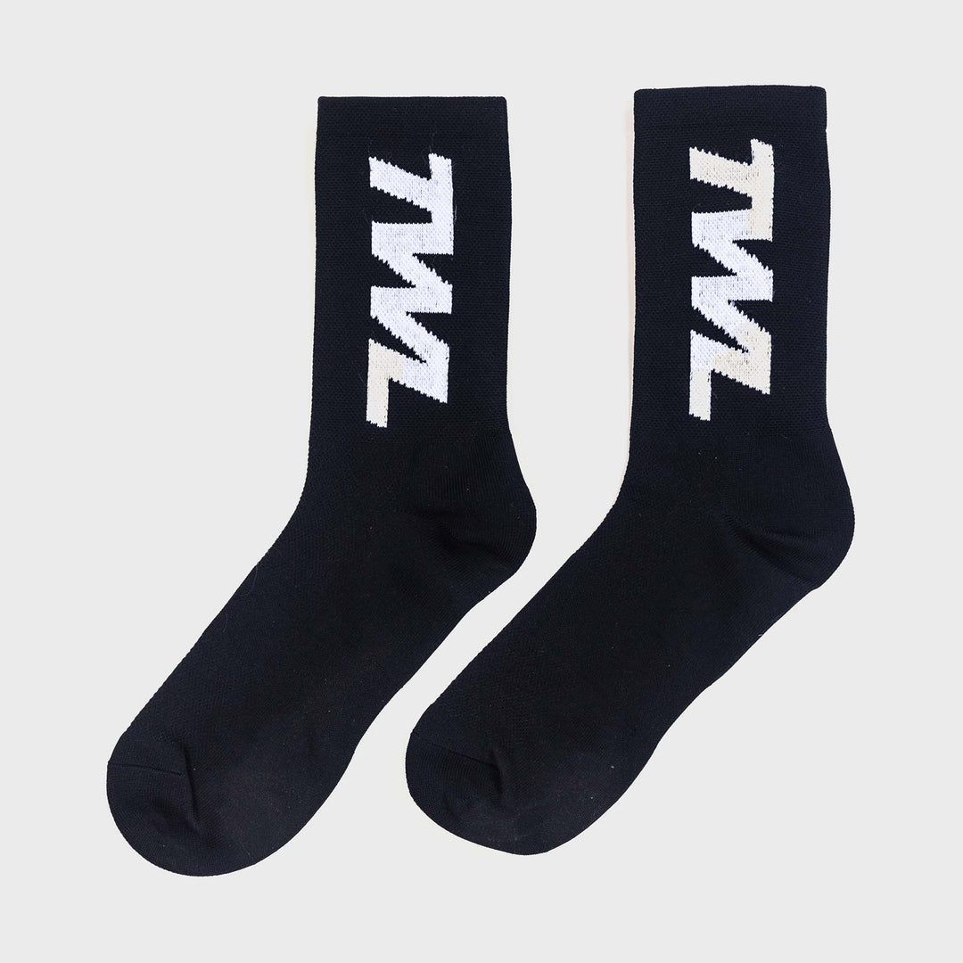 TWL - PERFORMANCE RUNNING SOCK - BLACK/WHITE