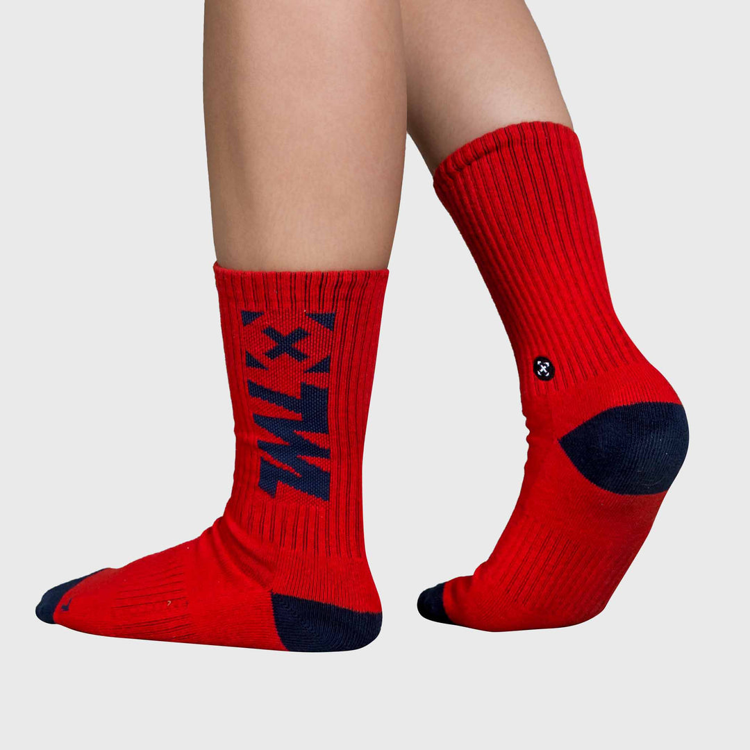 TWL - EVERYDAY CORE SOCKS - ARTISAN RED/INDIGO