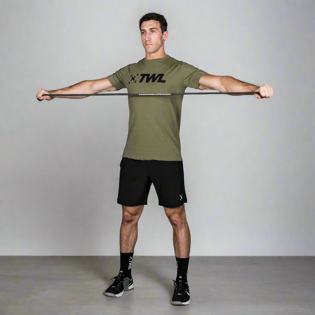 TWL - MEN'S EVERYDAY T-SHIRT - KHAKI/BLACK