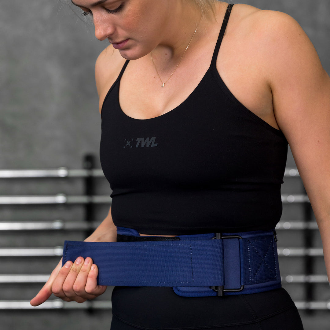 TWL - EVERYDAY 4" VELCRO LIFTING BELT - INDIGO
