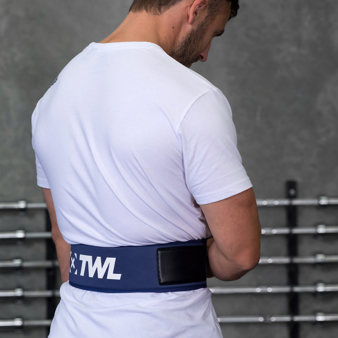 TWL - EVERYDAY 4" VELCRO LIFTING BELT - INDIGO