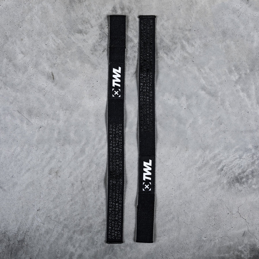 Gear - TWL - EVERYDAY COTTON LIFTING STRAPS PAIR - BLACK