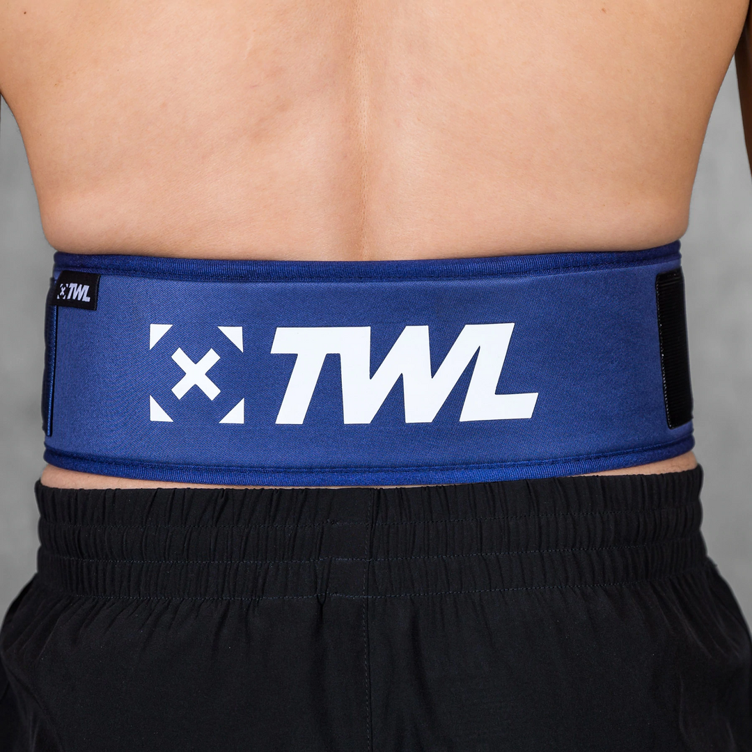 TWL - EVERYDAY 4" VELCRO LIFTING BELT - INDIGO